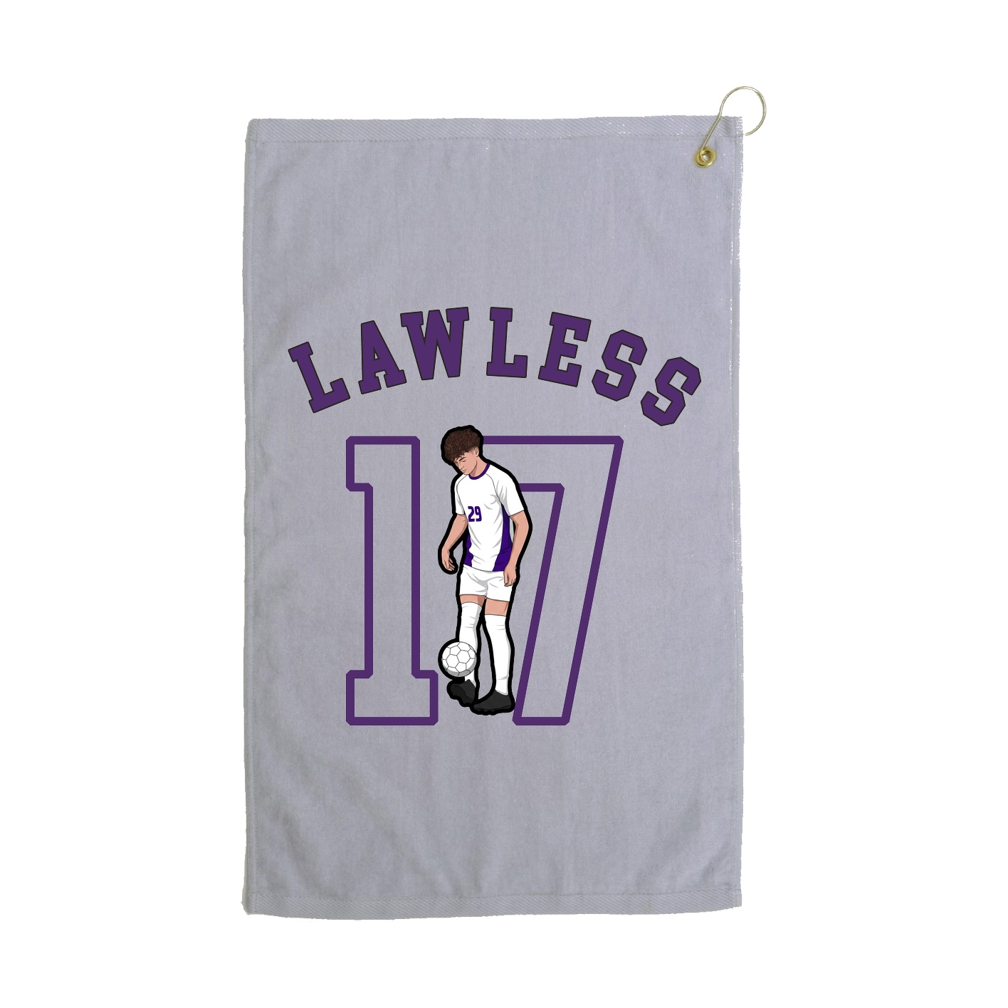 Golf Towel — Shirsey Arch in Grey
