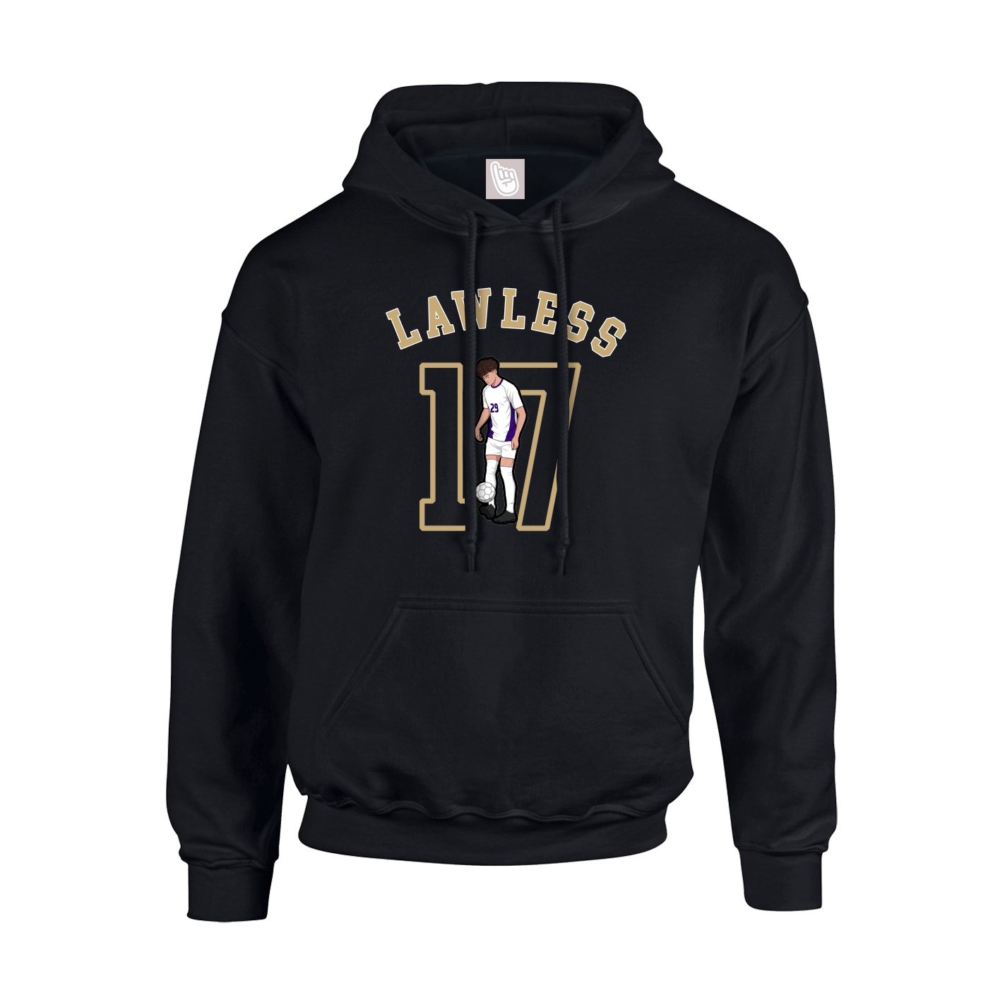 Youth Hoodie — Shirsey Arch in Black