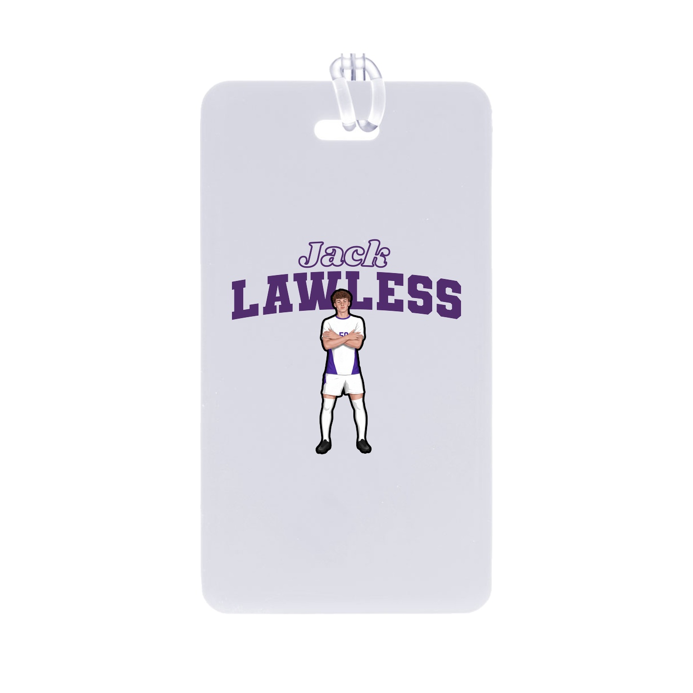 Bag Tag — Name Arch in Classic