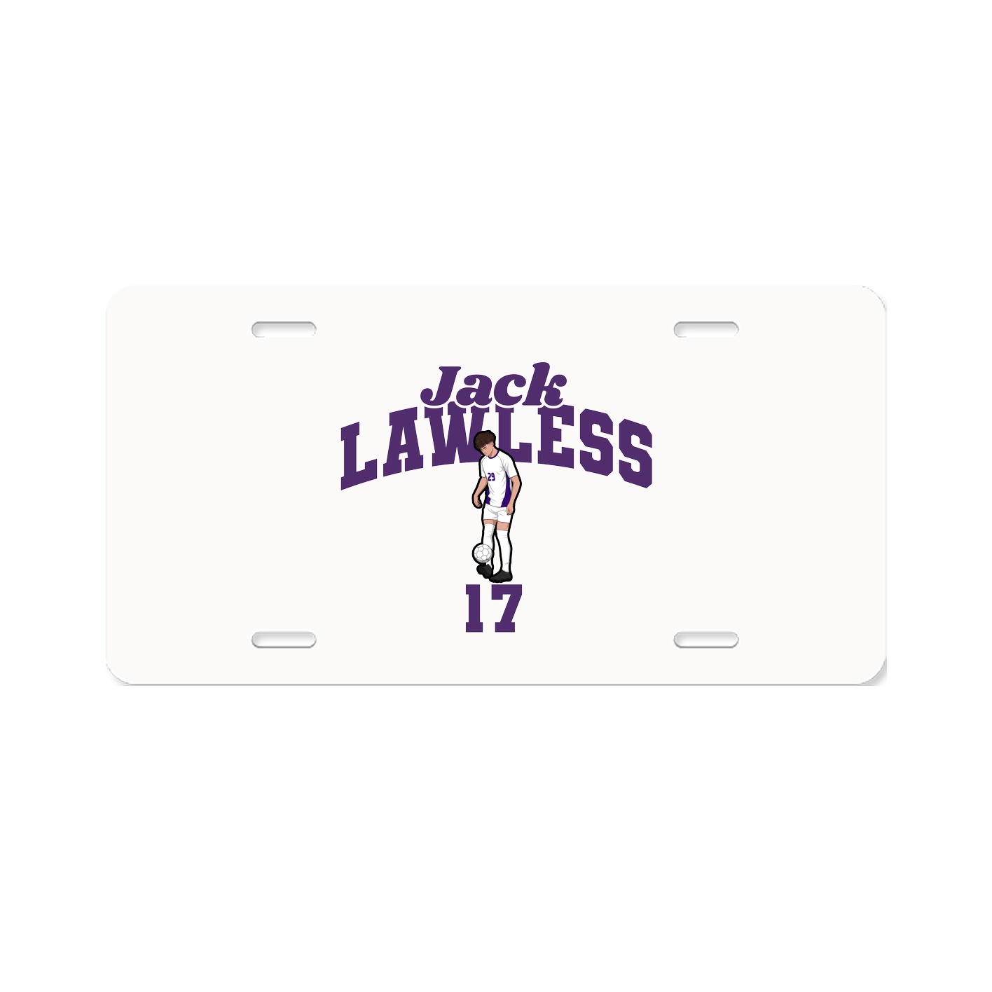 License Plate — Signature Arch in Classic