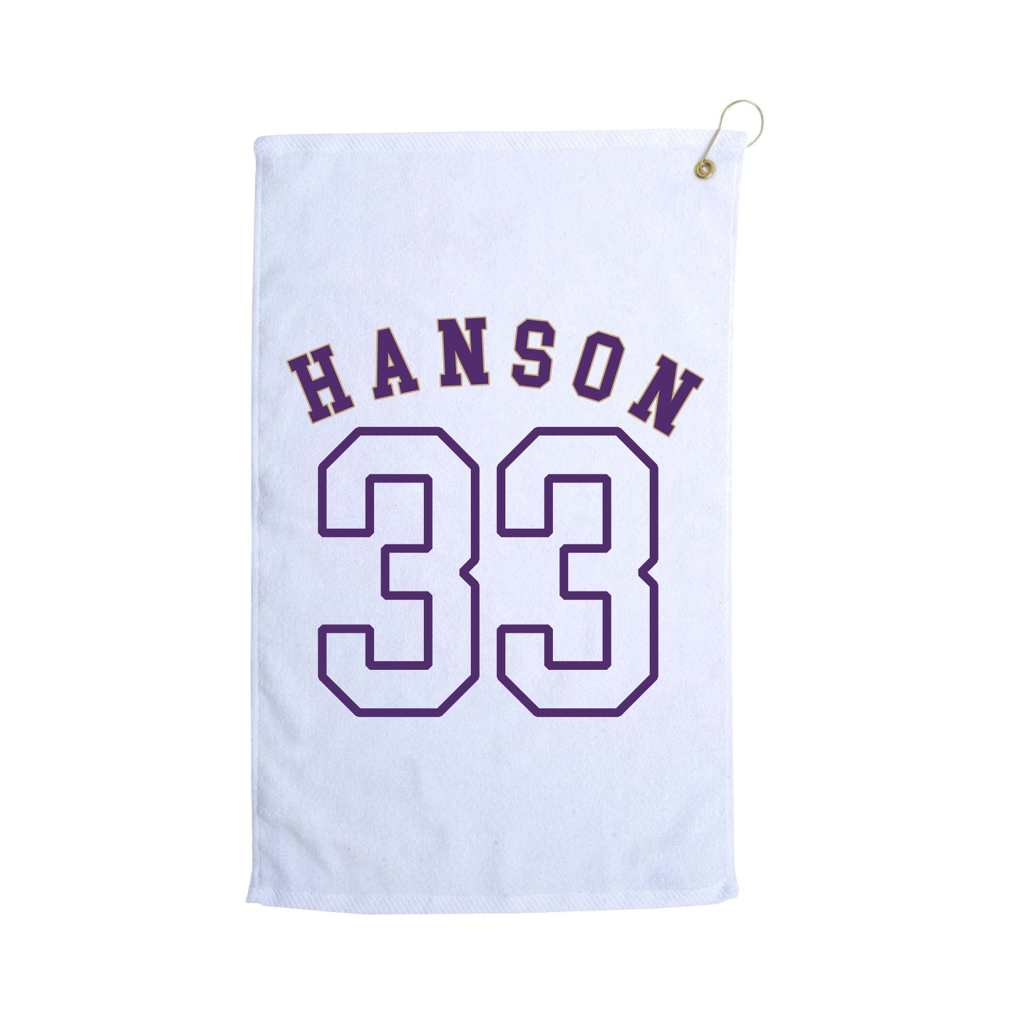 Golf Towel — Shirsey Arch in White