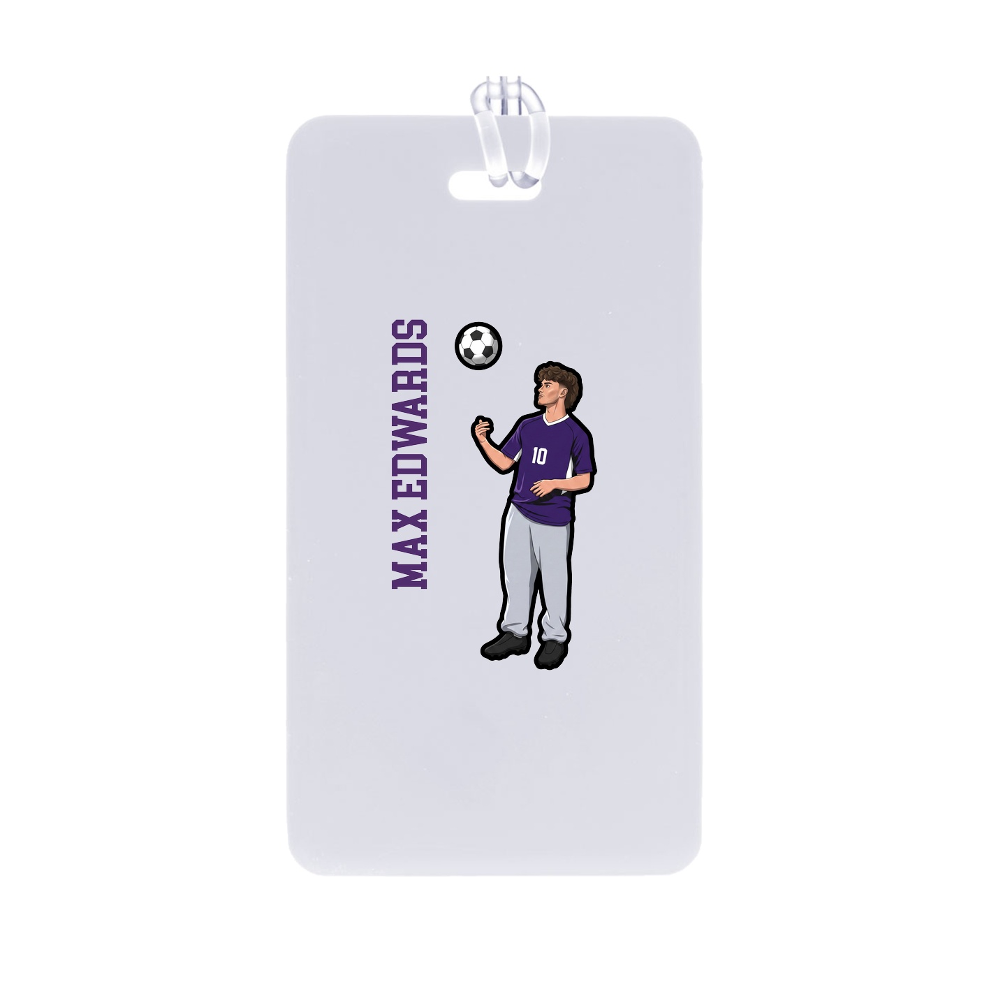 Bag Tag — Name Vertical in Classic