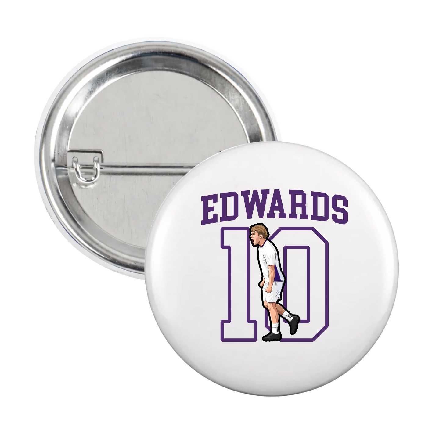 Game Day Button — Shirsey in White