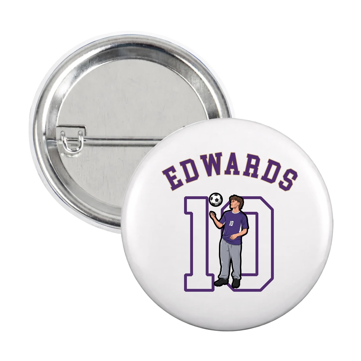 Game Day Button — Shirsey Arch in White