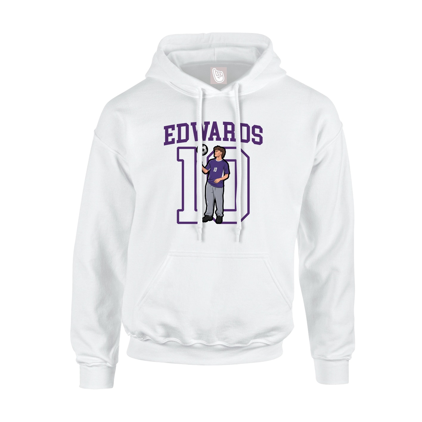 Hoodie — Shirsey in White
