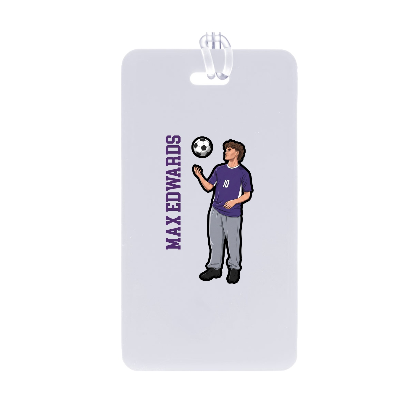 Bag Tag — Name Vertical in Classic