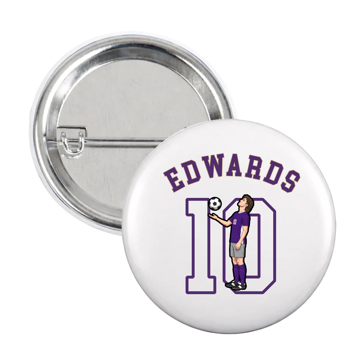 Game Day Button — Shirsey Arch in White