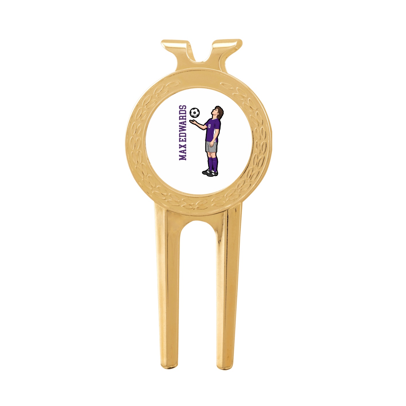 Divot Tool with Ball Marker — Name Vertical in Classic
