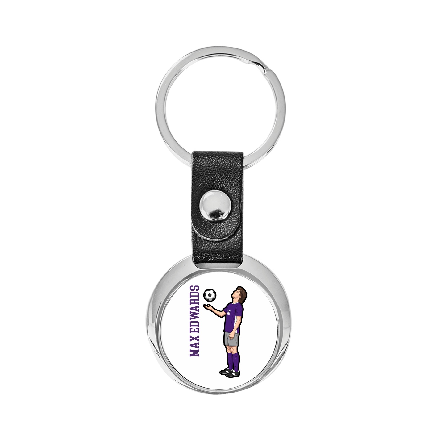 Key Chain — Name Vertical in Classic