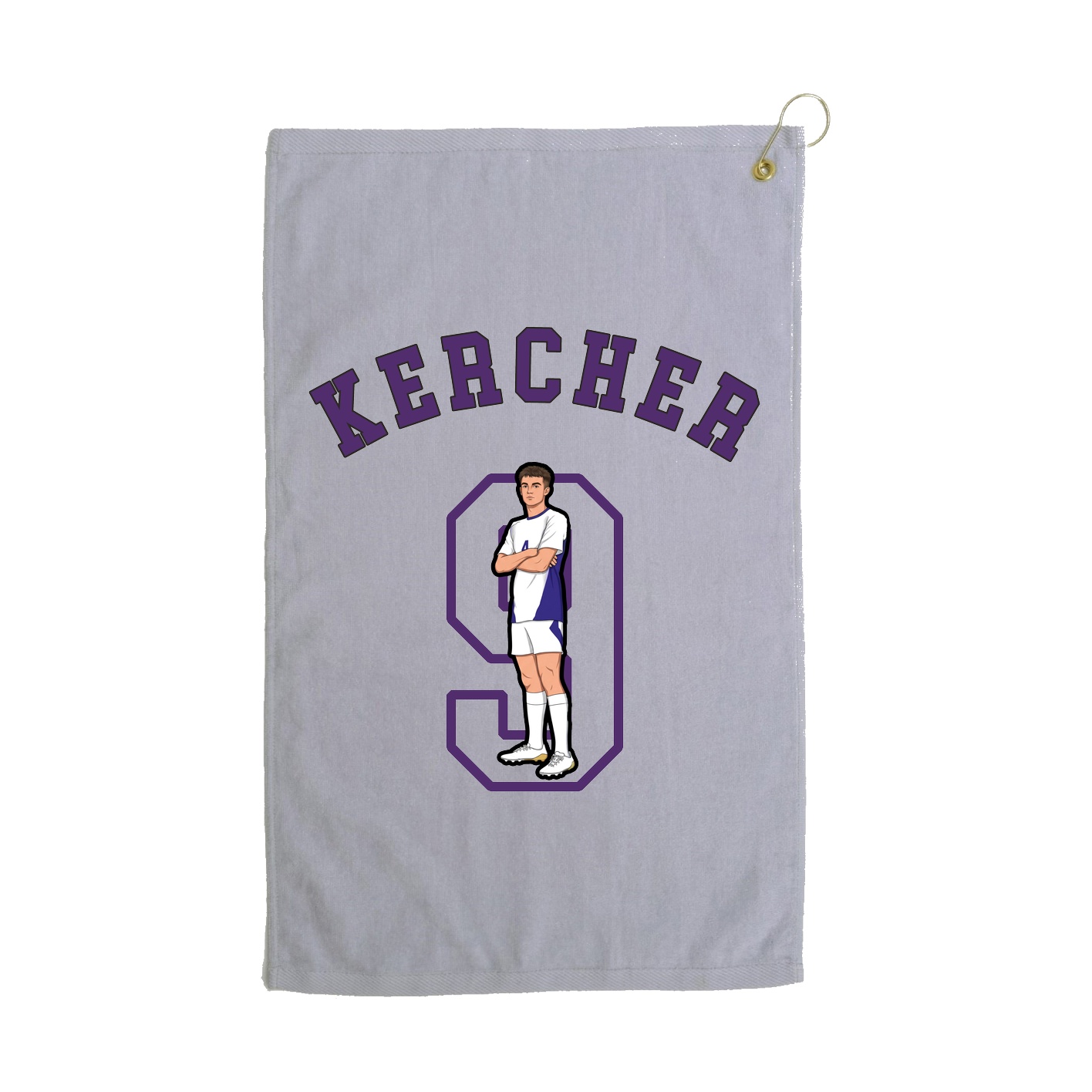 Golf Towel — Shirsey Arch in Grey