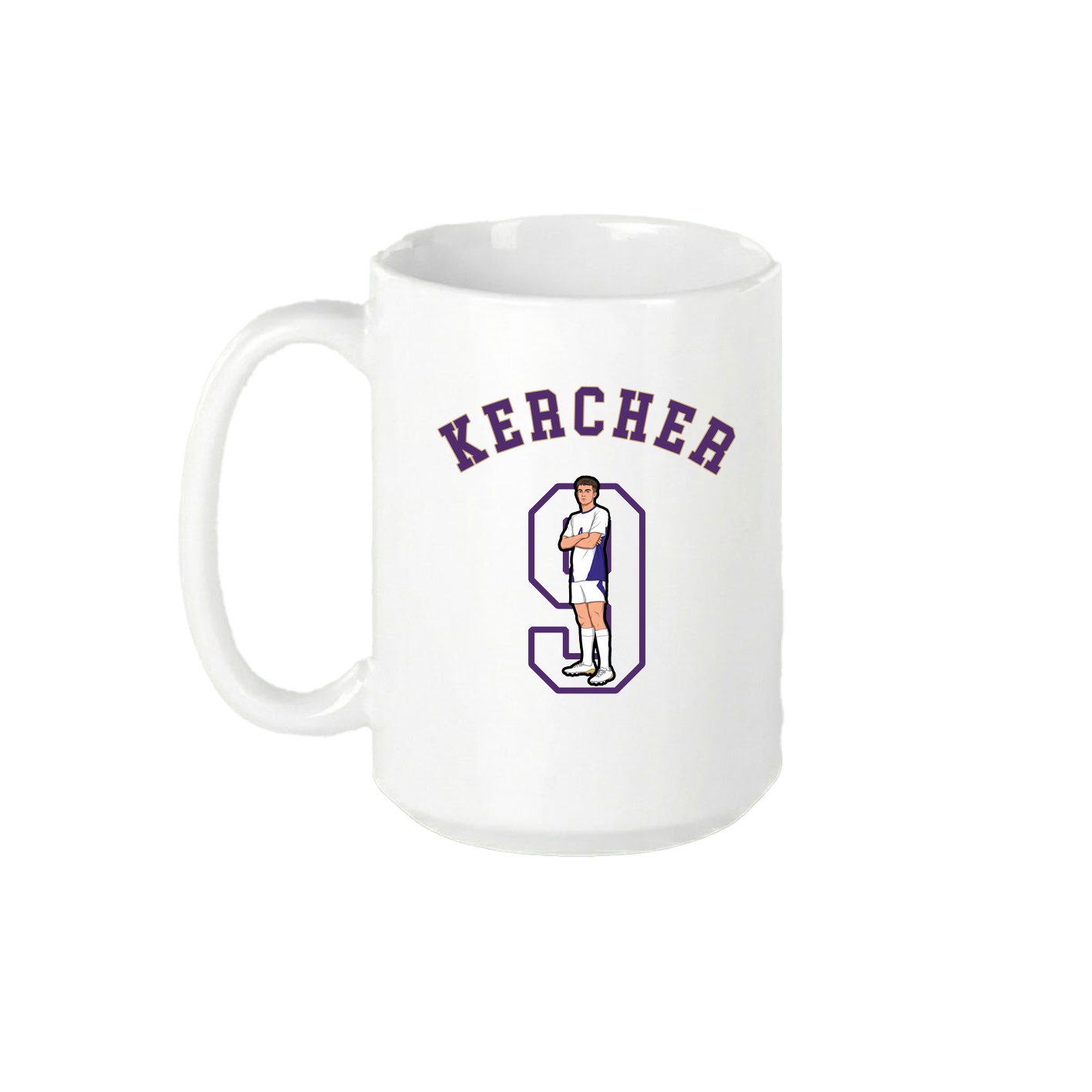 15oz Coffee Mug — Shirsey Arch in White
