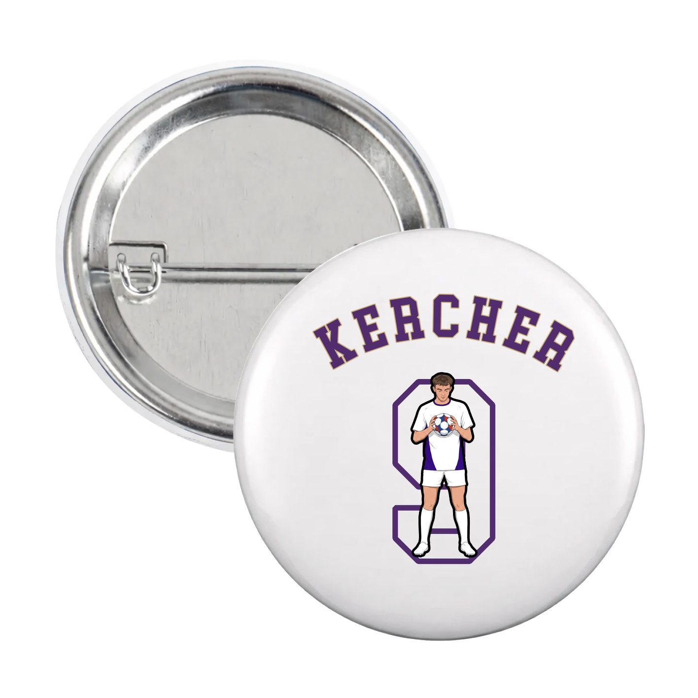 Game Day Button — Shirsey Arch in White