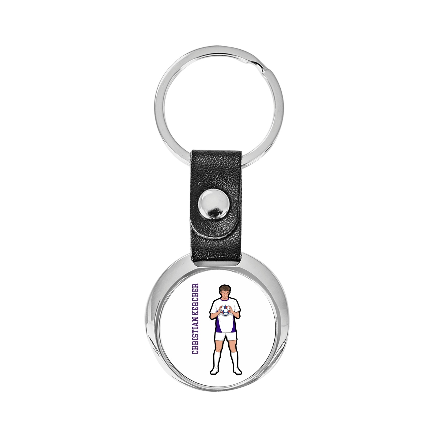 Key Chain — Name Vertical in Classic