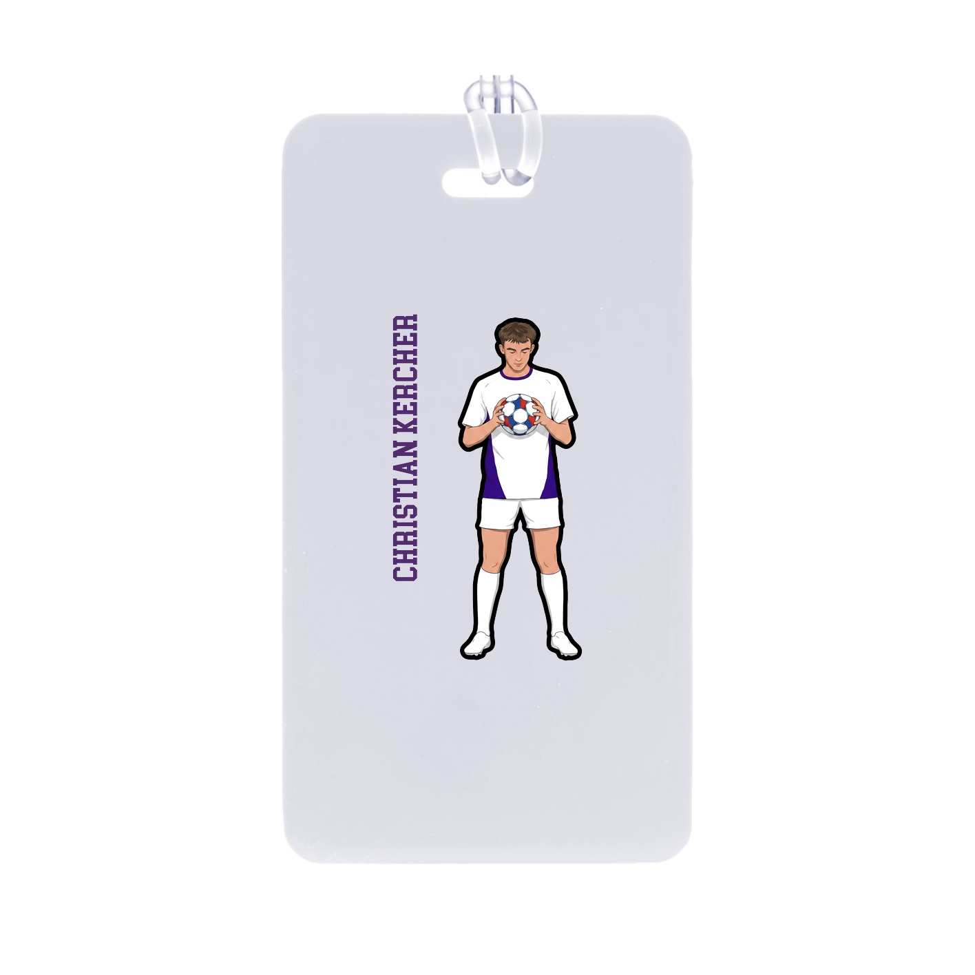 Bag Tag — Name Vertical in Classic