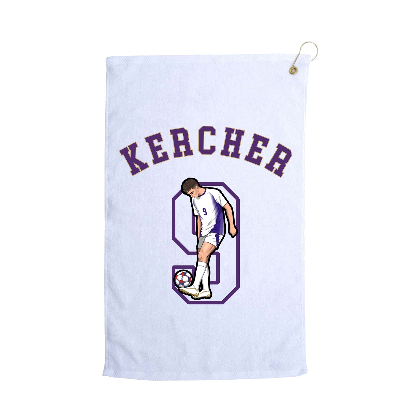 Golf Towel — Shirsey Arch in White