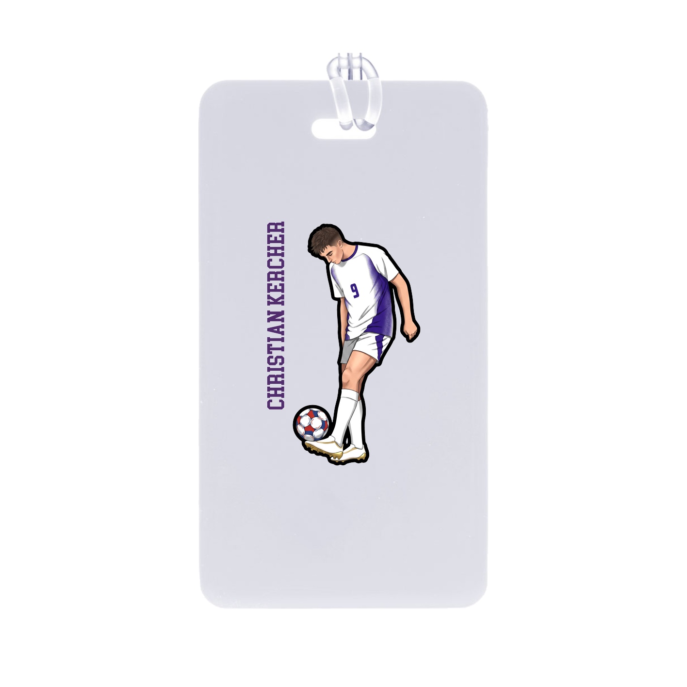 Bag Tag — Name Vertical in Classic