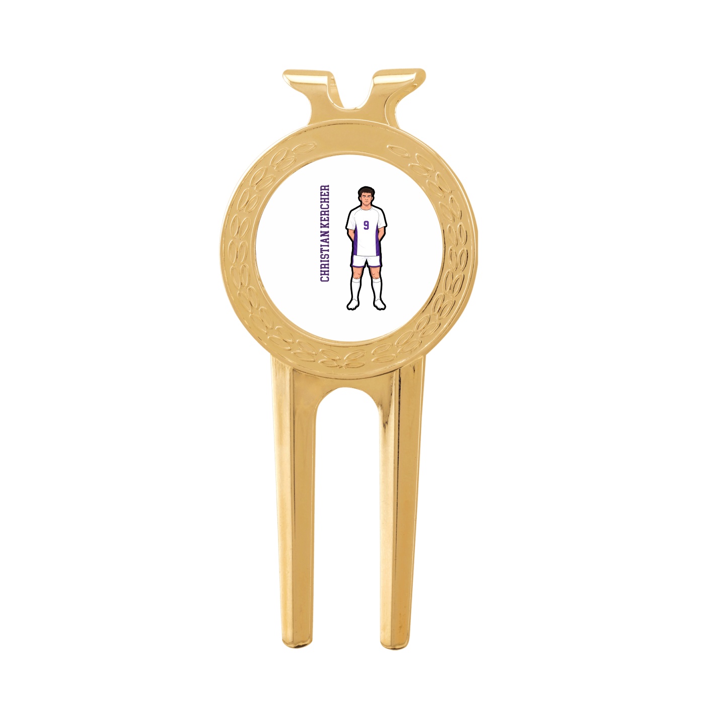 Divot Tool with Ball Marker — Name Vertical in Classic