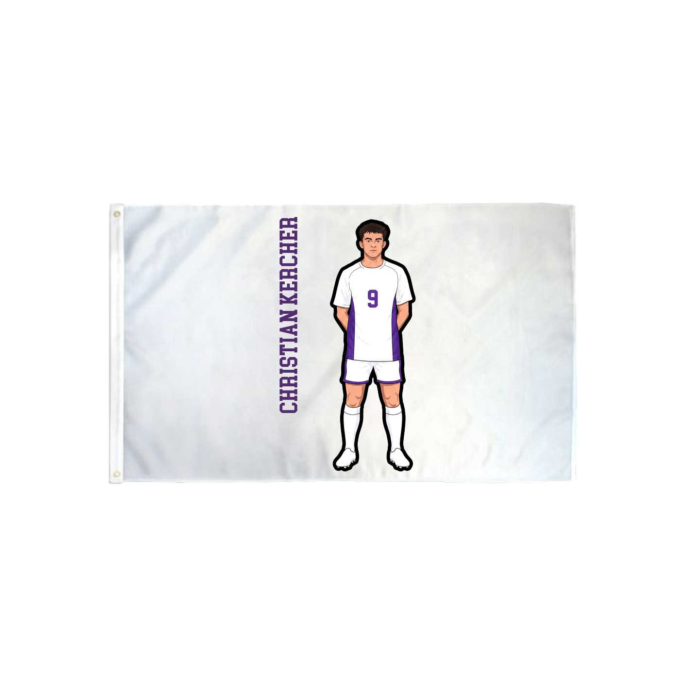 3x5 Flag — Name Vertical in Classic