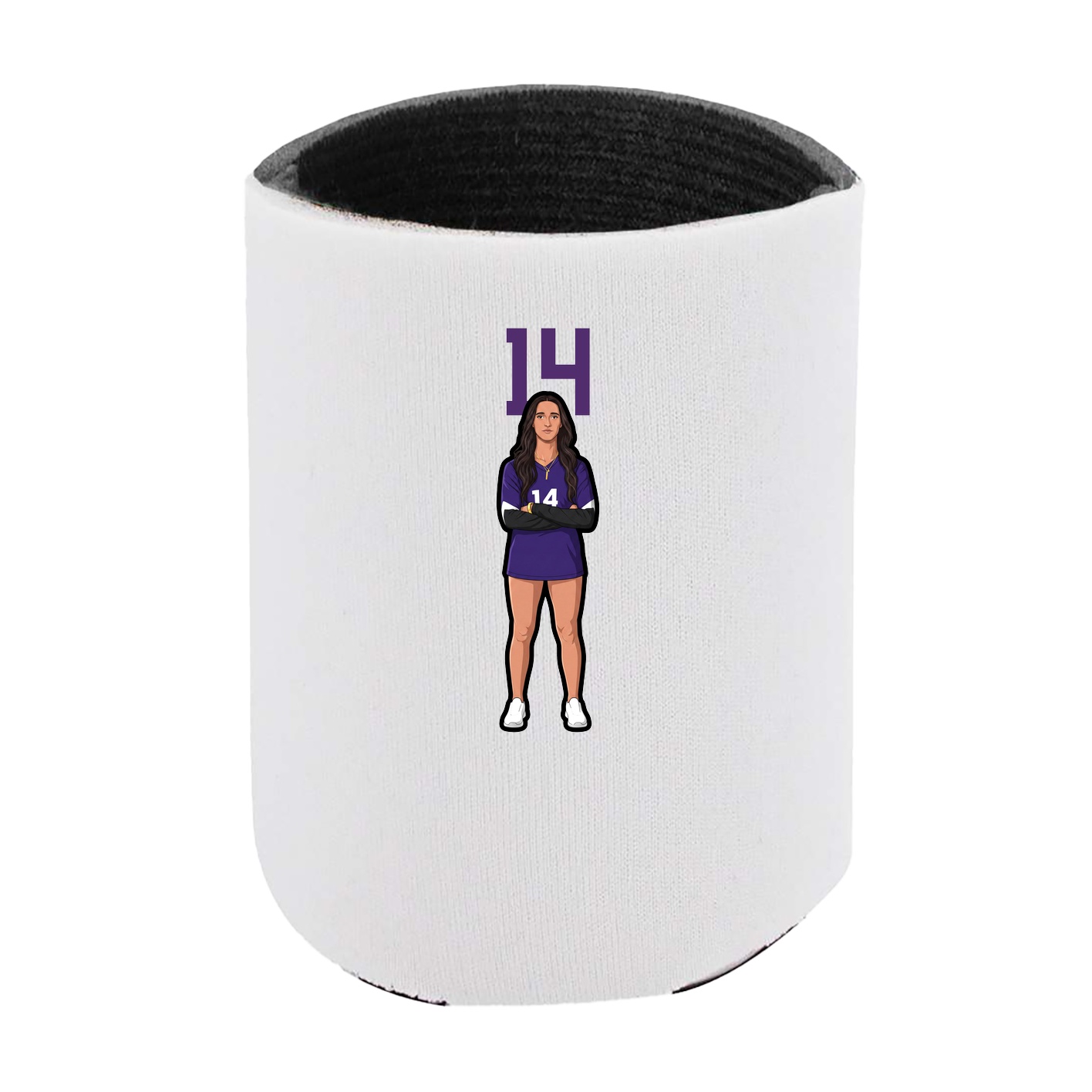 Can Holder — Number Top in White