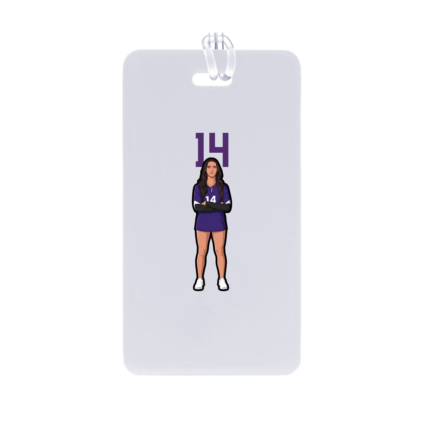 Bag Tag — Number Top in Classic
