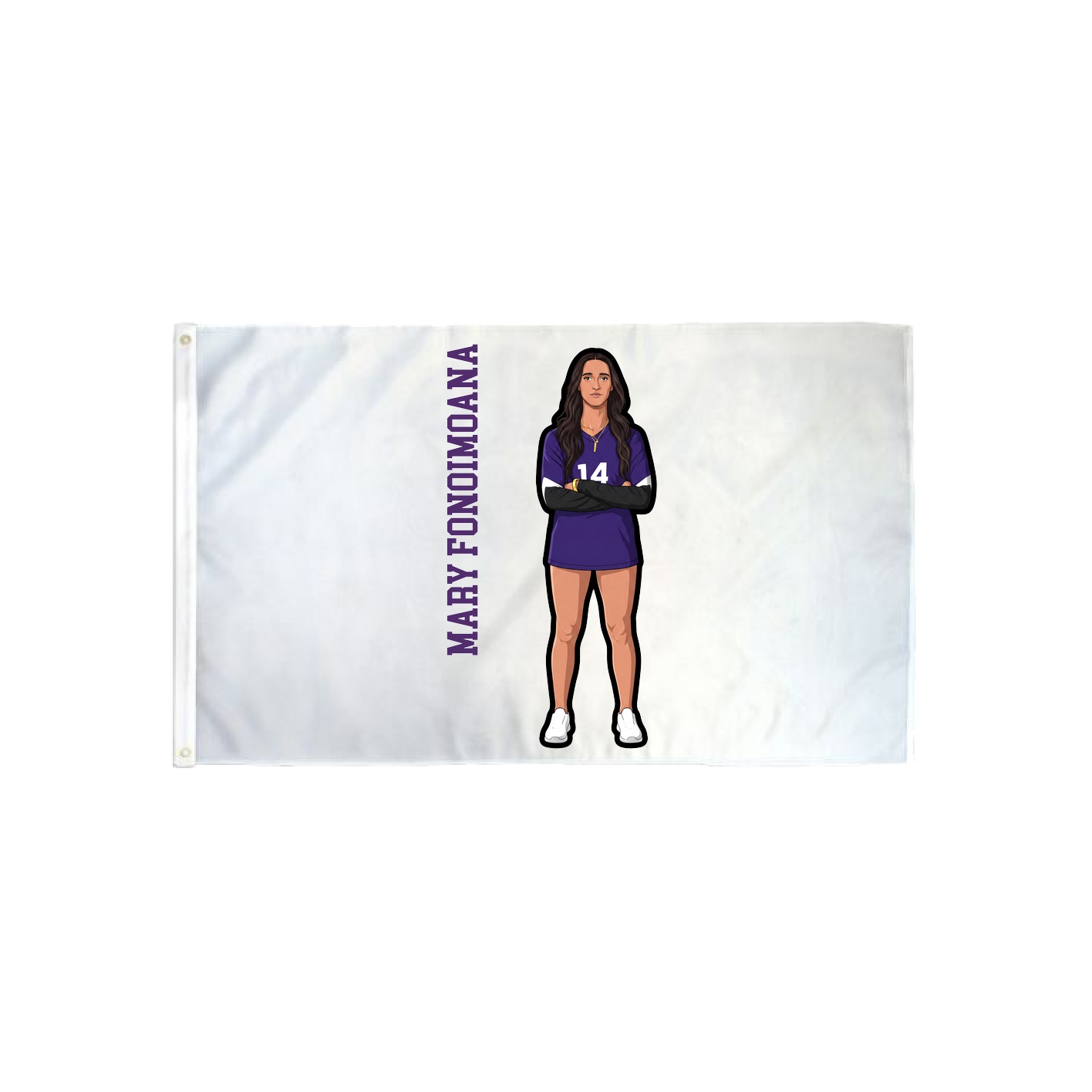 3x5 Flag — Name Vertical in Classic