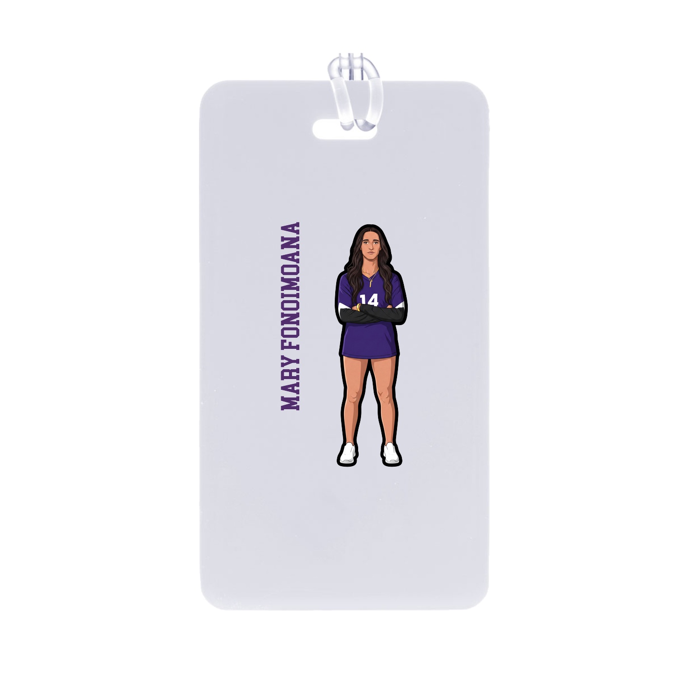 Bag Tag — Name Vertical in Classic