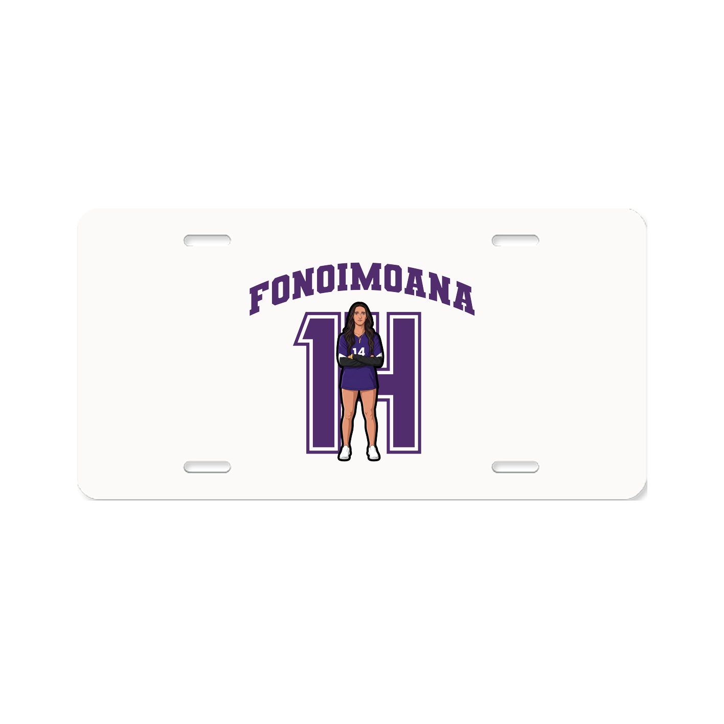 License Plate — Number in Classic