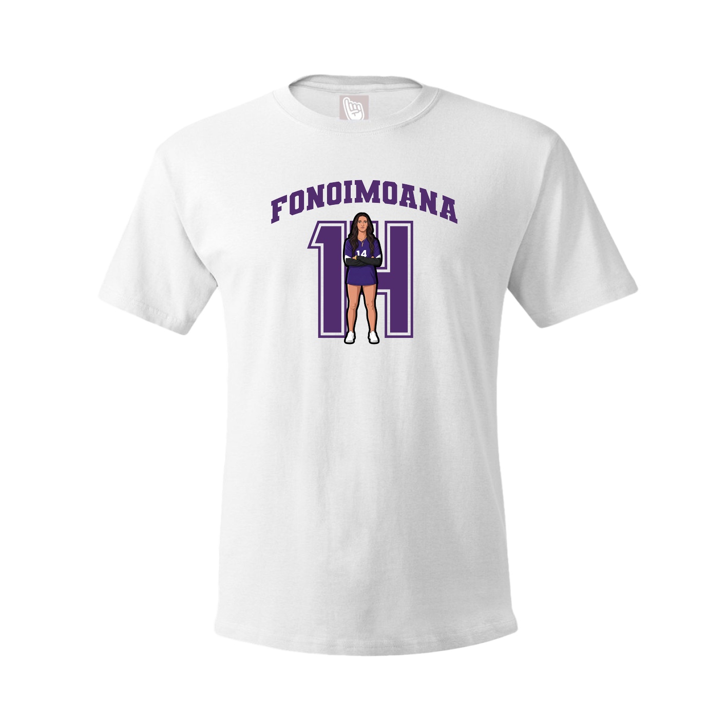 Tee — Number in White