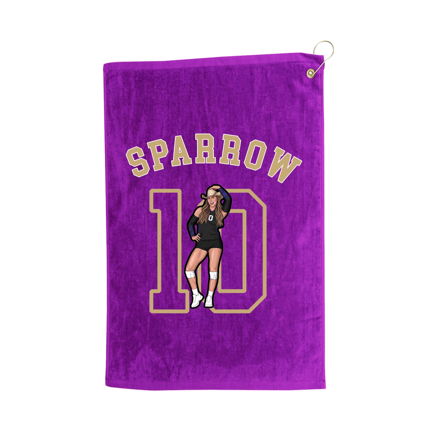 Golf Towel — Shirsey Arch in Purple