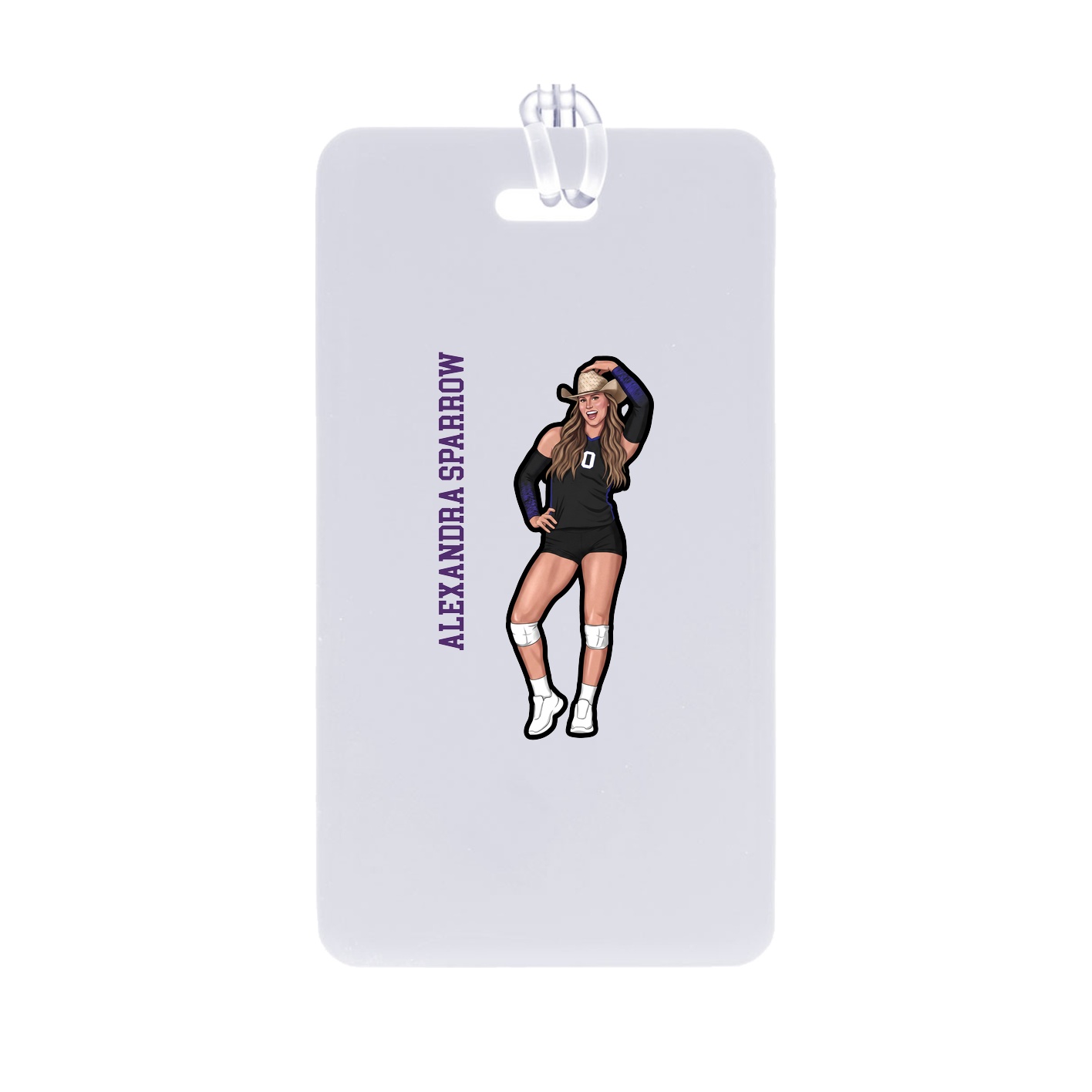 Bag Tag — Name Vertical in Classic