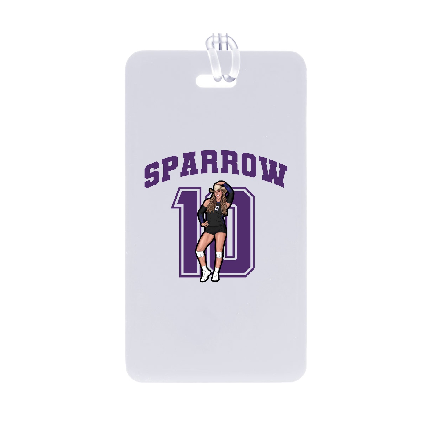 Bag Tag — Number in Classic