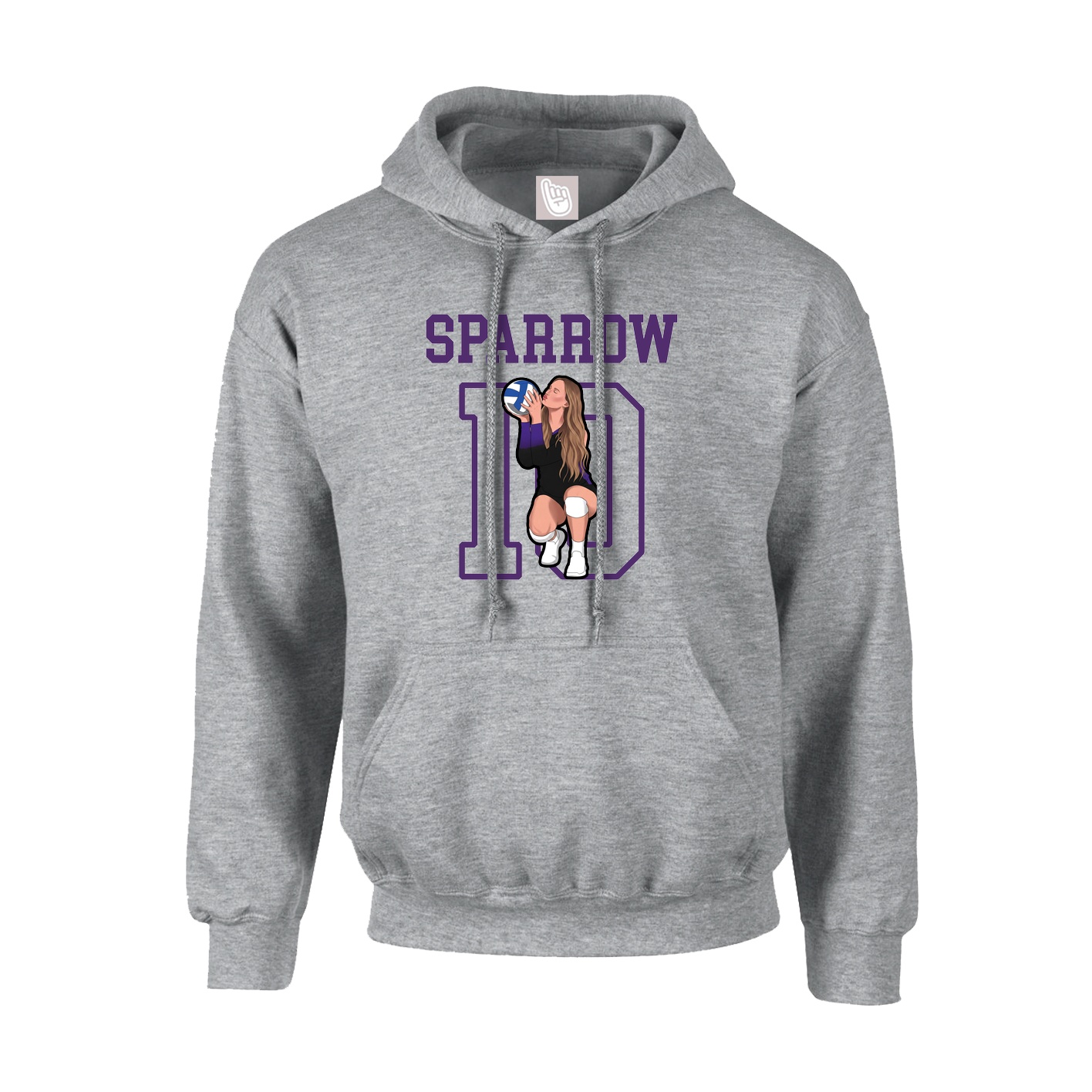 Hoodie — Shirsey in Grey