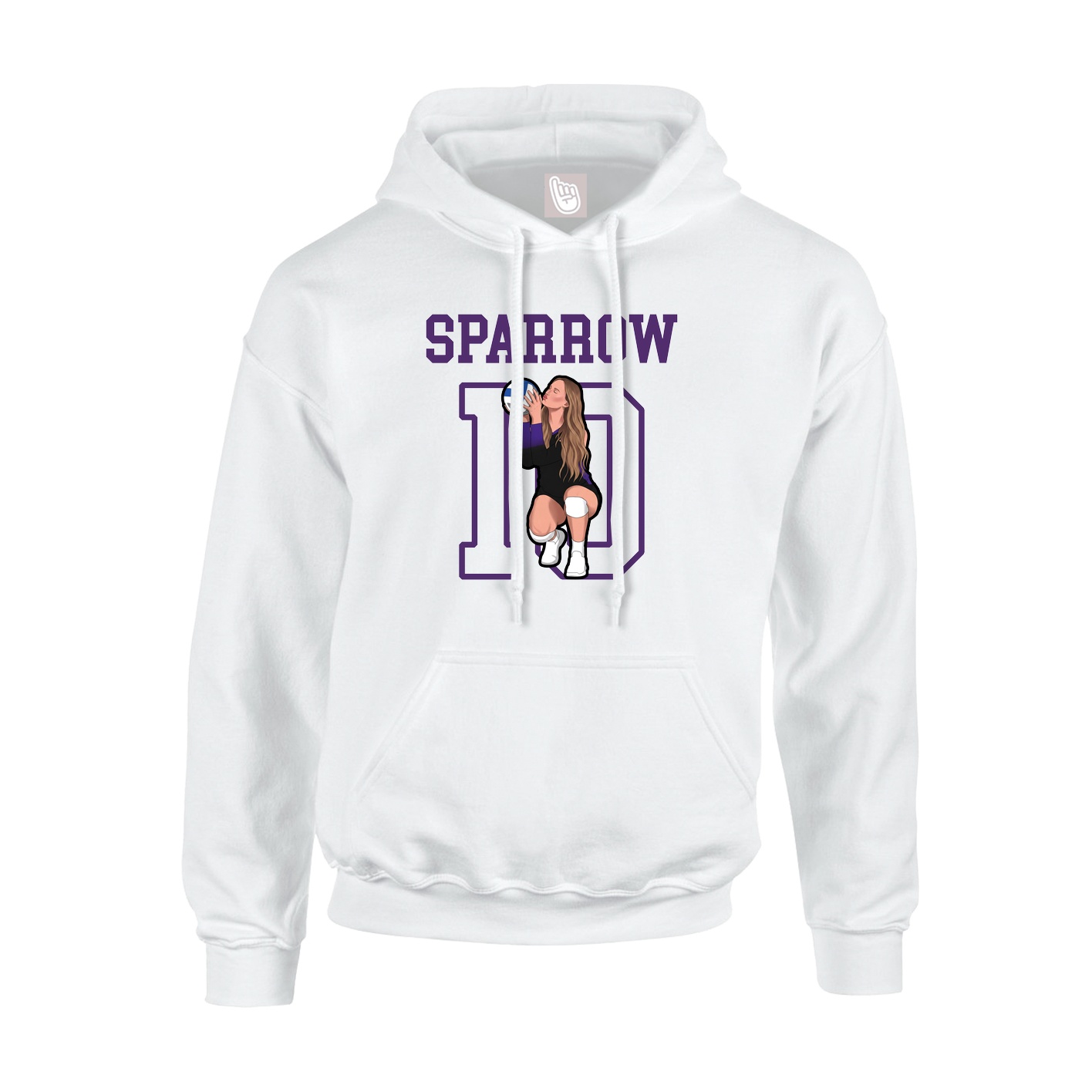 Youth Hoodie — Shirsey in White