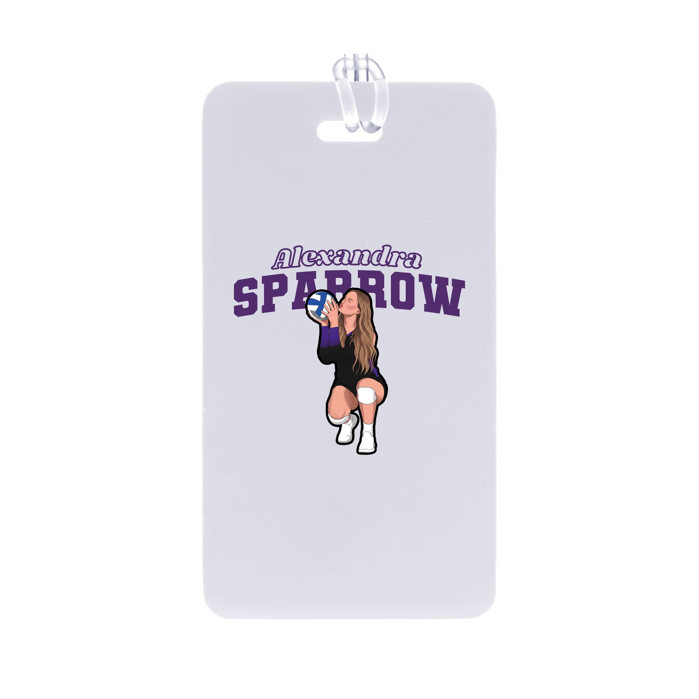 Bag Tag — Name Arch in Classic