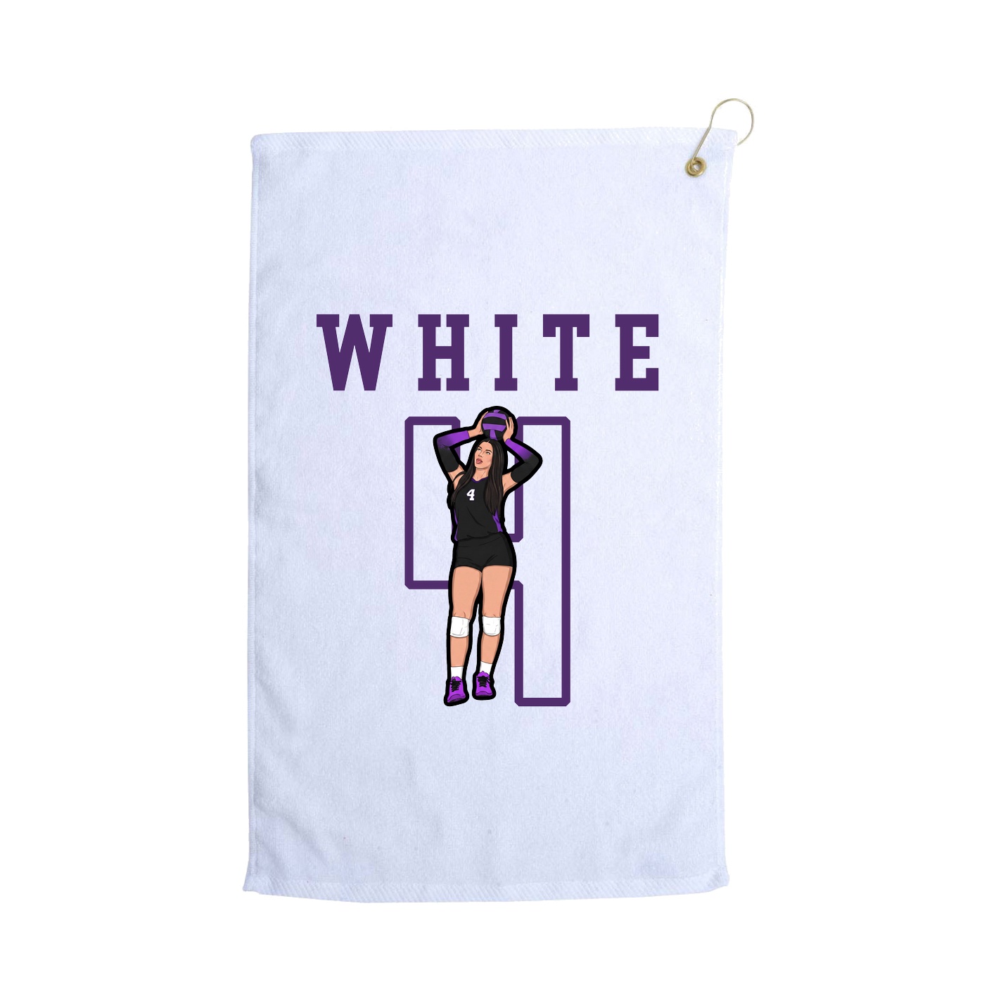 Golf Towel — Shirsey in White