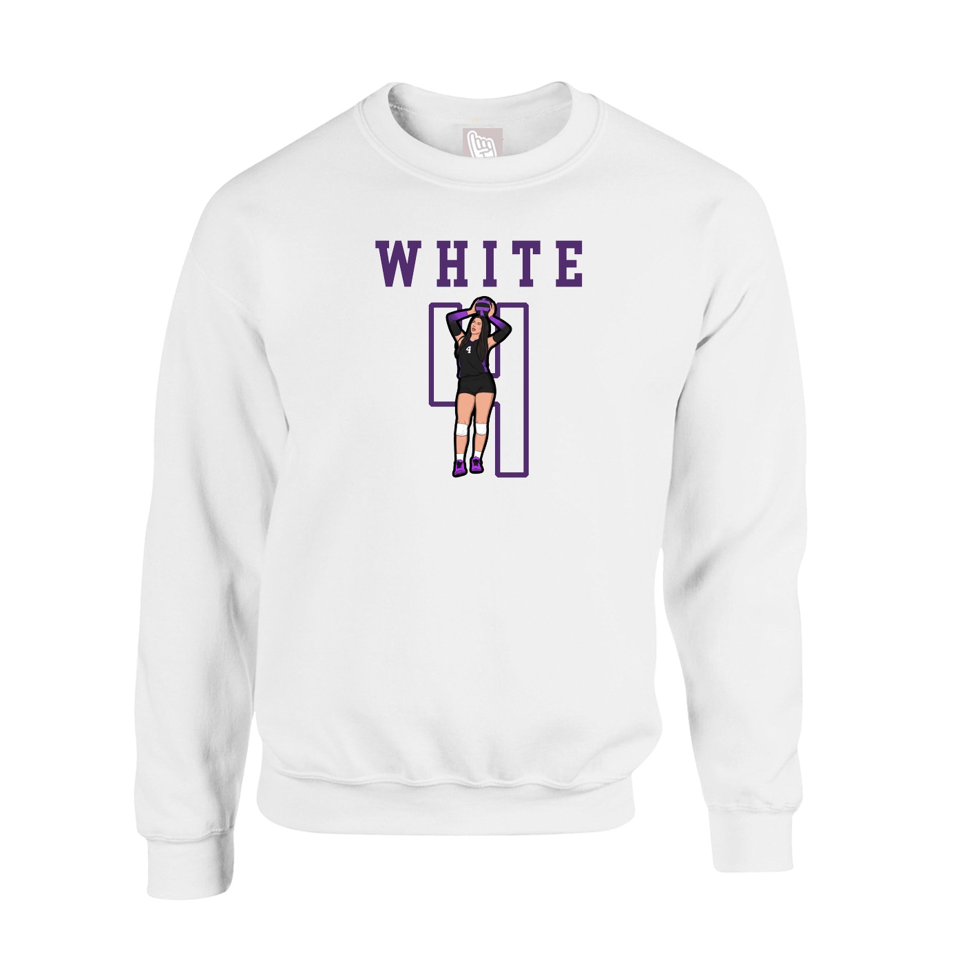 Fleece Crew — Shirsey in White