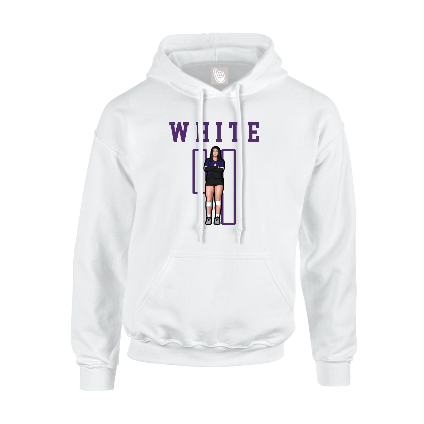 Youth Hoodie — Shirsey in White