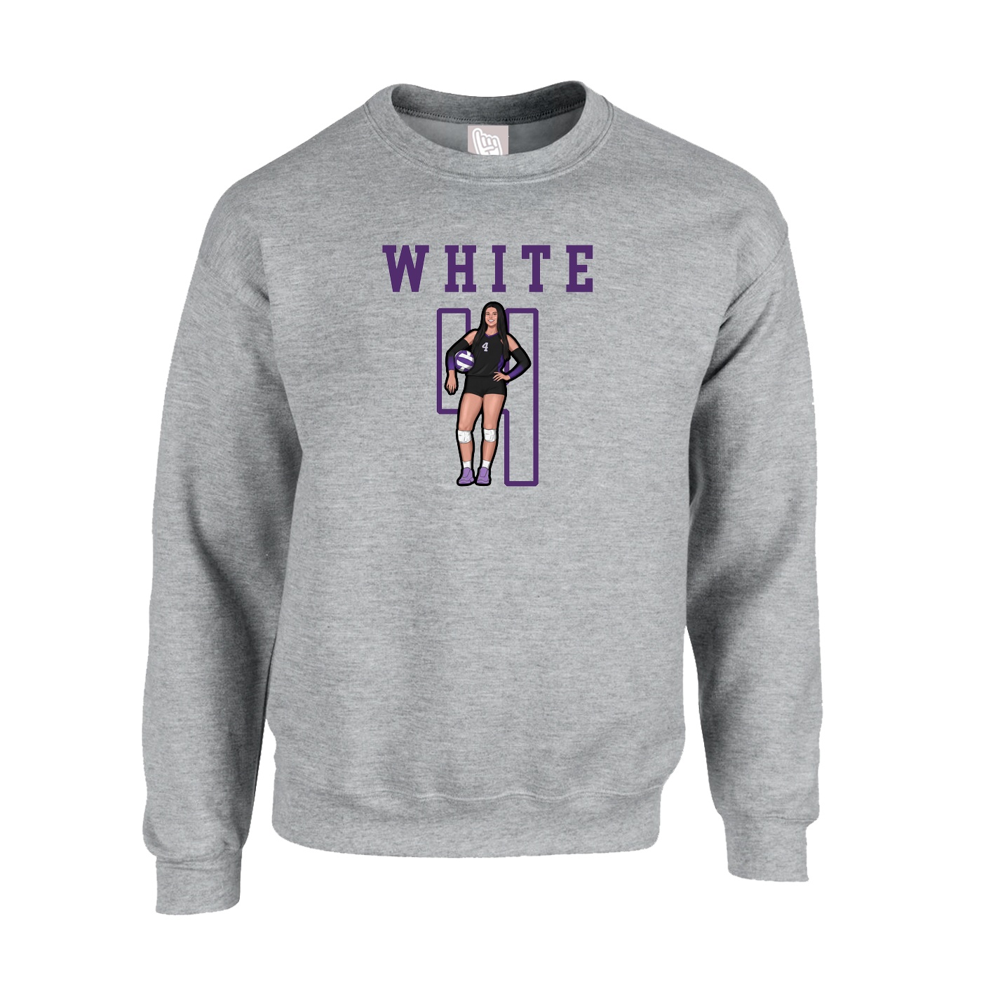 Fleece Crew — Shirsey in Grey