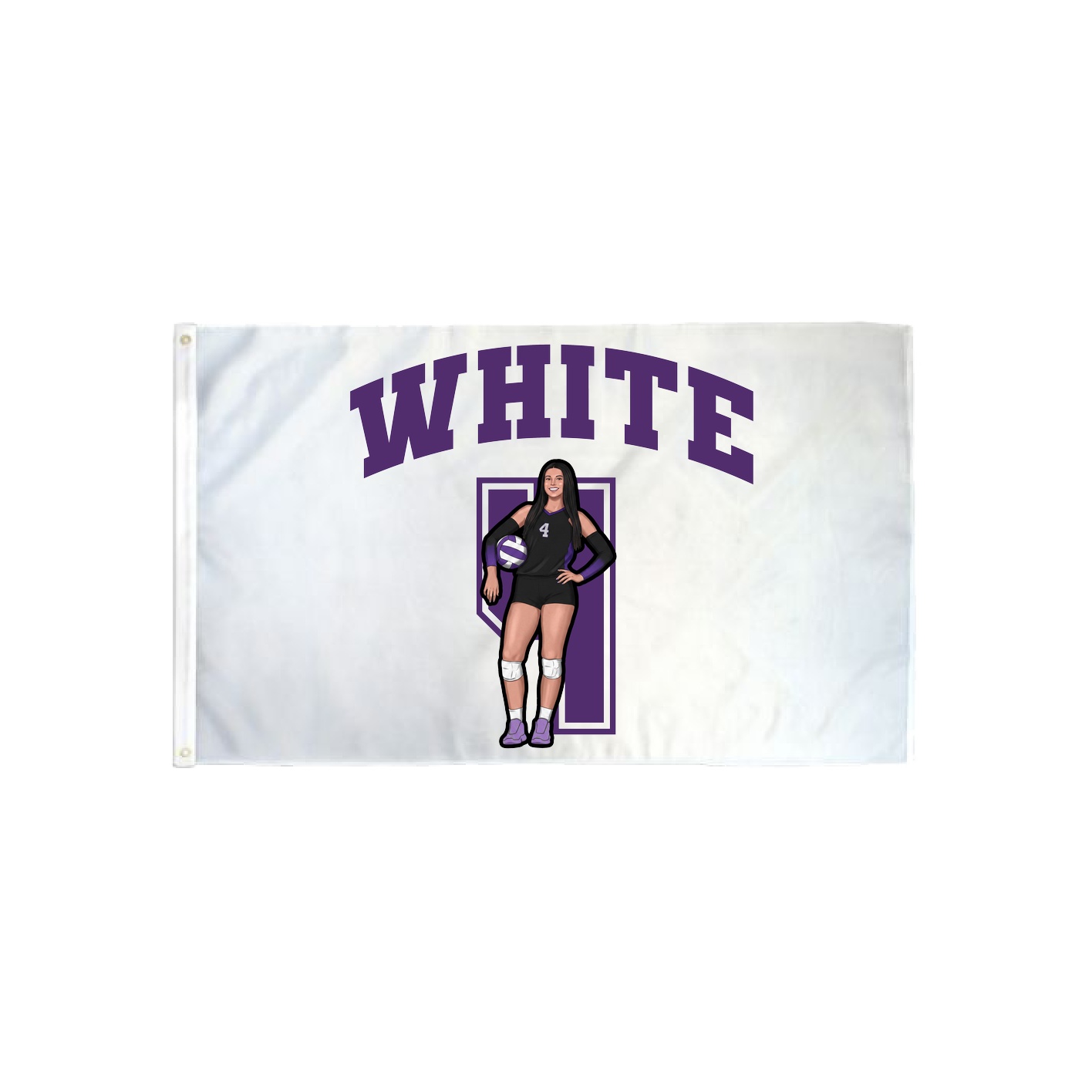 3x5 Flag — Number in Classic