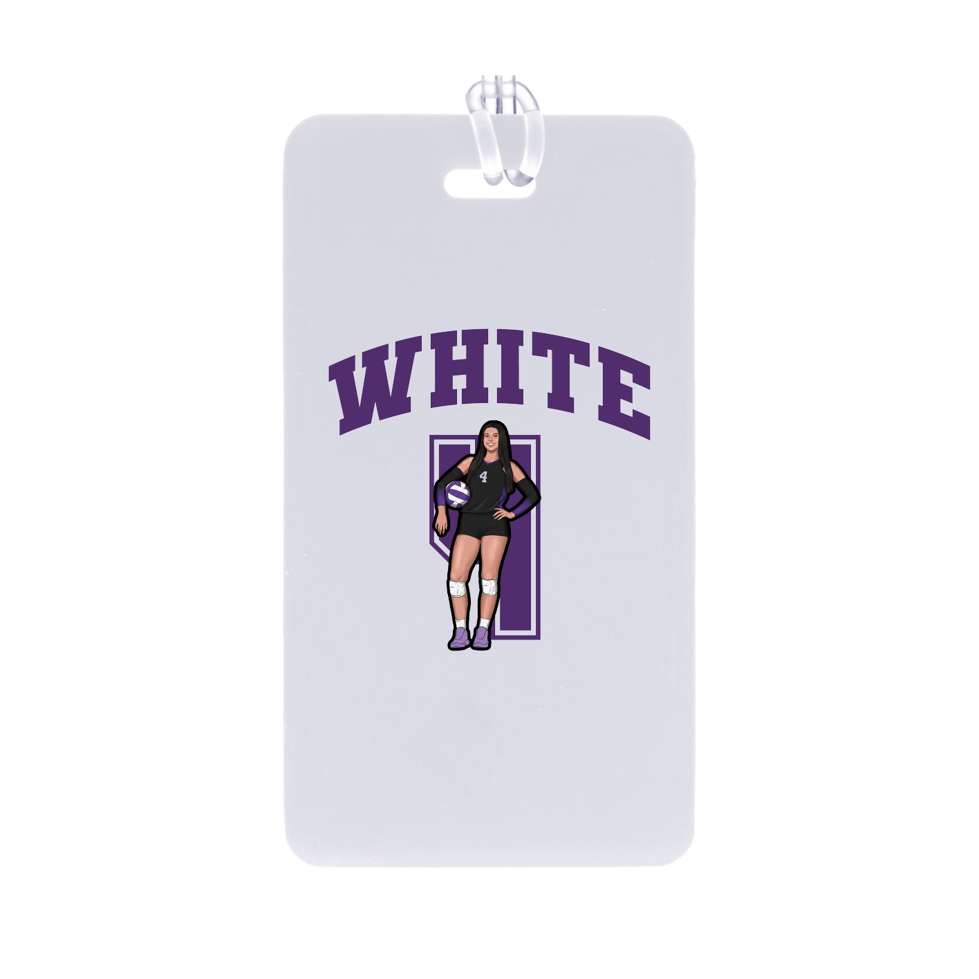 Bag Tag — Number in Classic