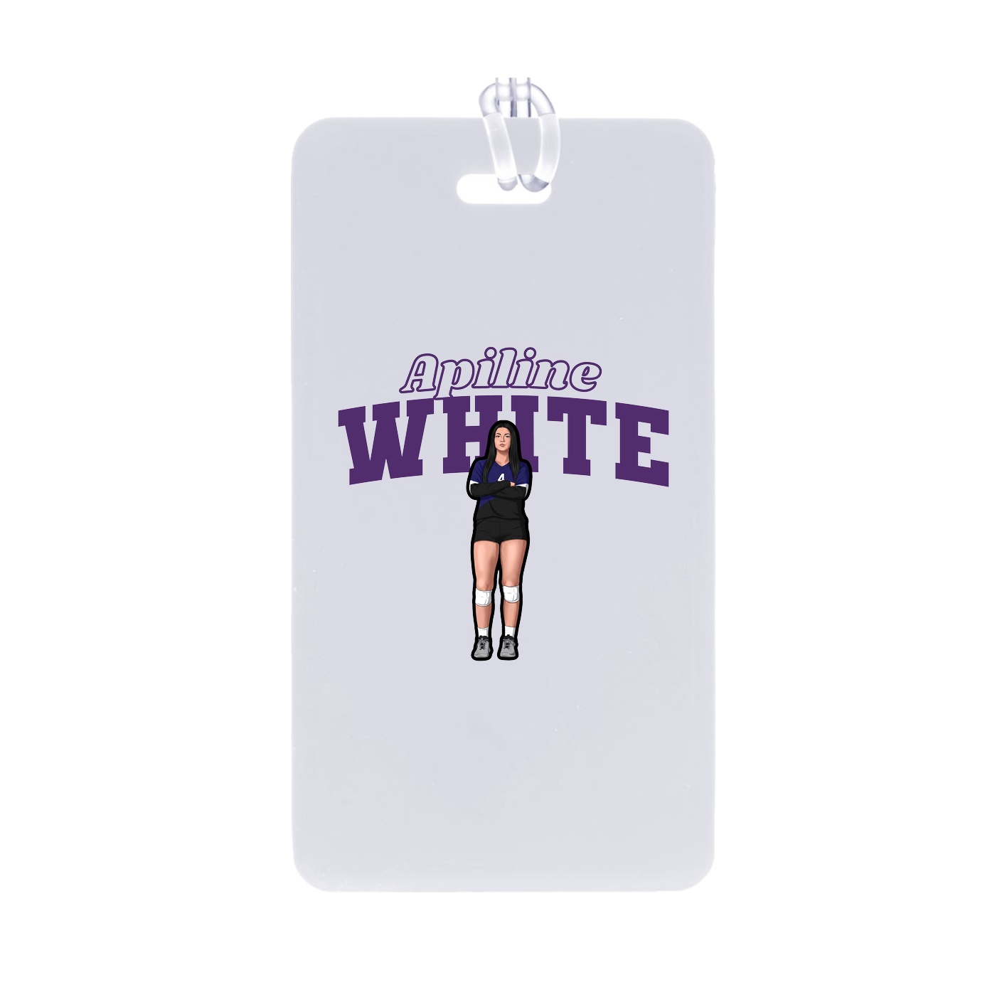 Bag Tag — Name Arch in Classic