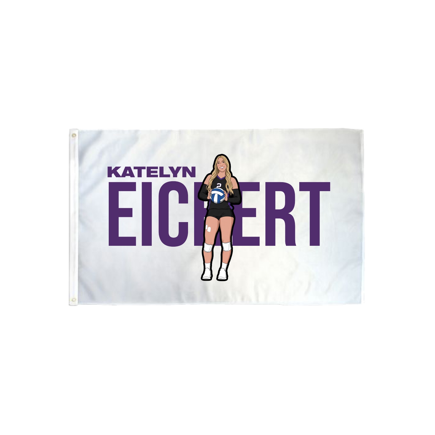 3x5 Flag — Player Name in Classic