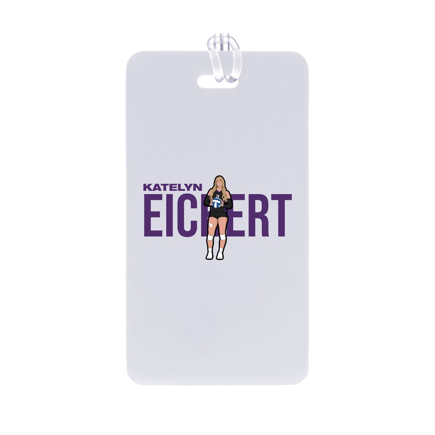 Bag Tag — Player Name in Classic