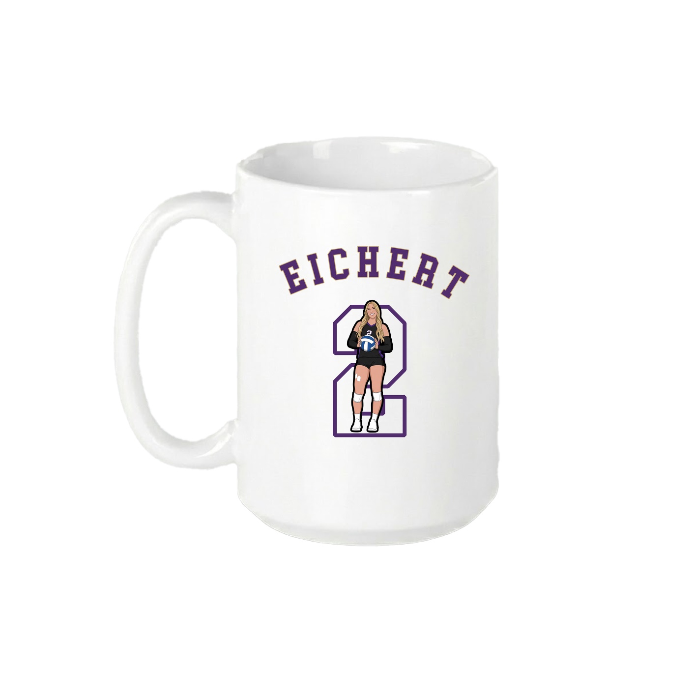 15oz Coffee Mug — Shirsey Arch in White