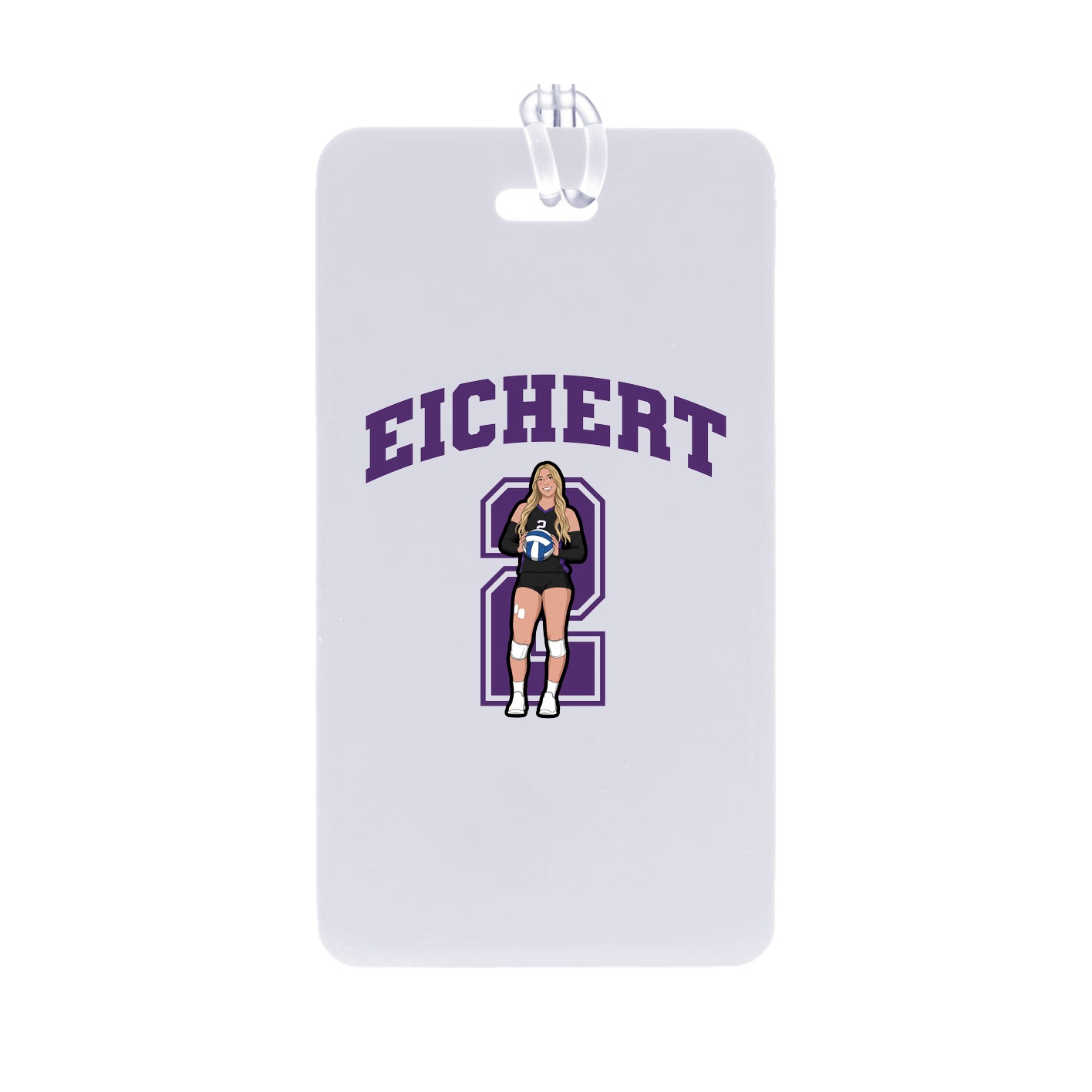 Bag Tag — Number in Classic