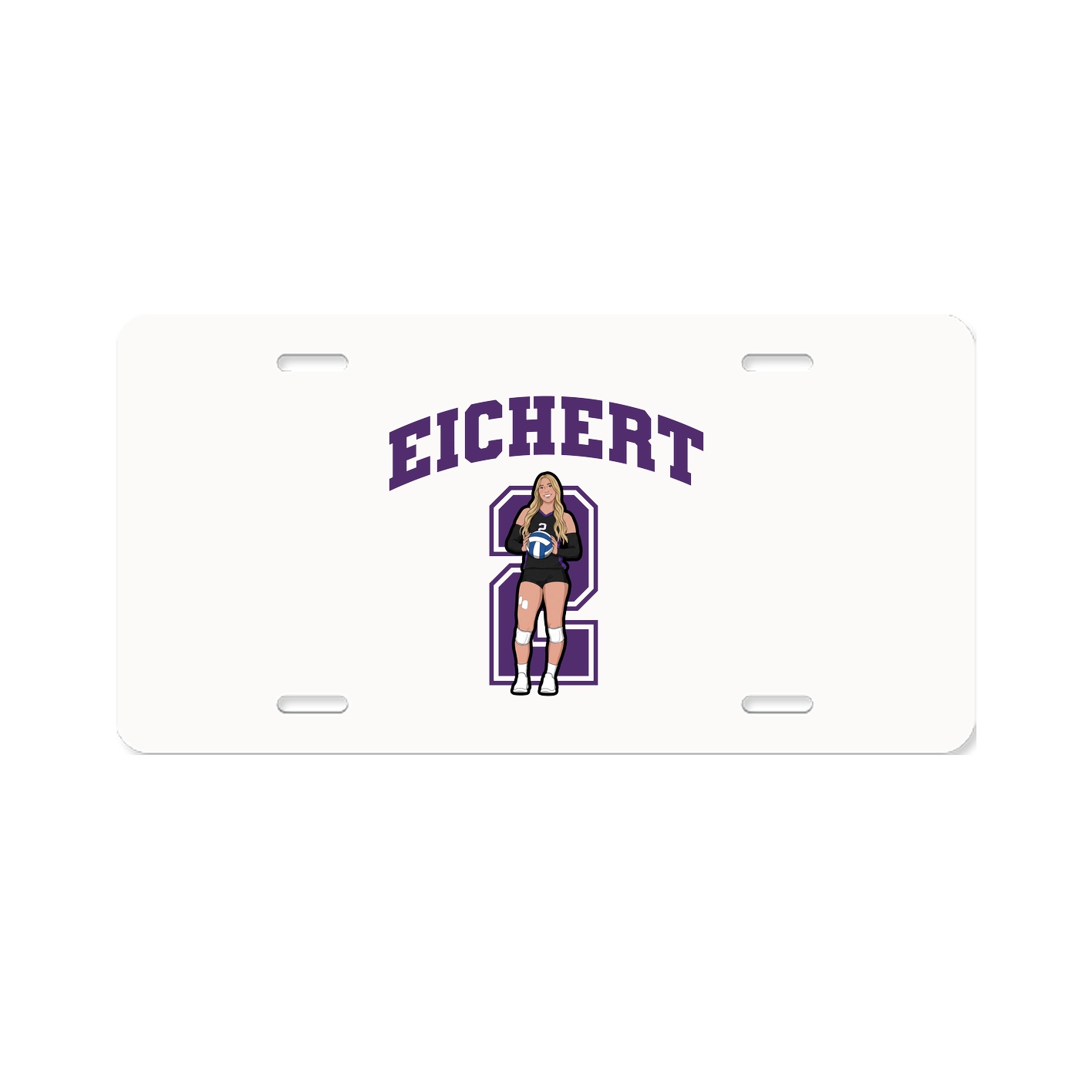 License Plate — Number in Classic