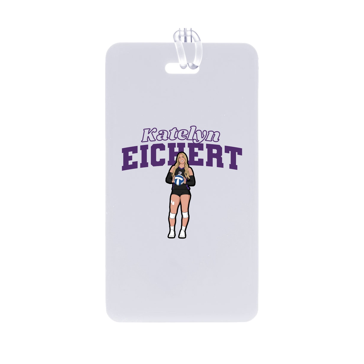 Bag Tag — Name Arch in Classic