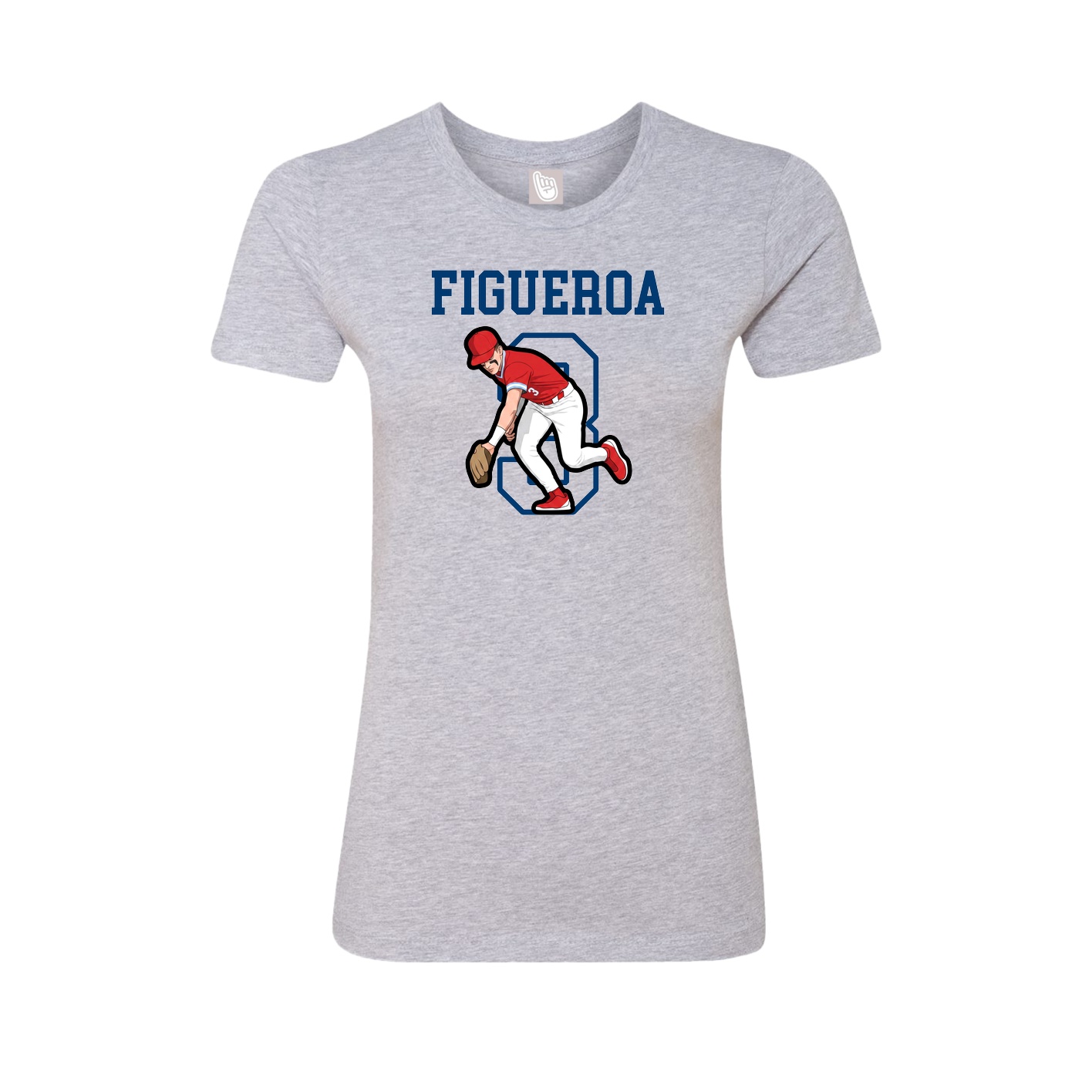 Fitted Women's Tee — Shirsey in Grey