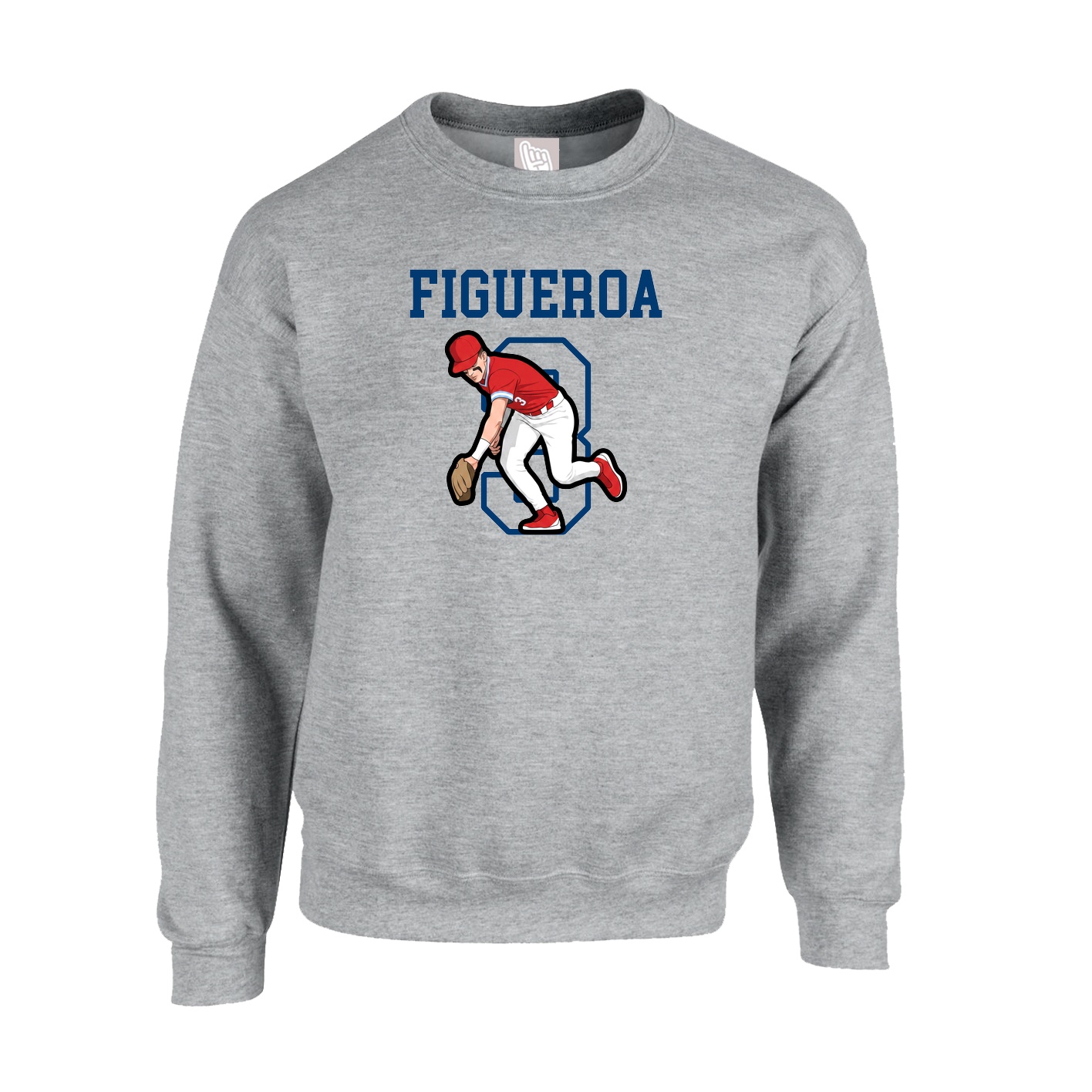 Fleece Crew — Shirsey in Grey