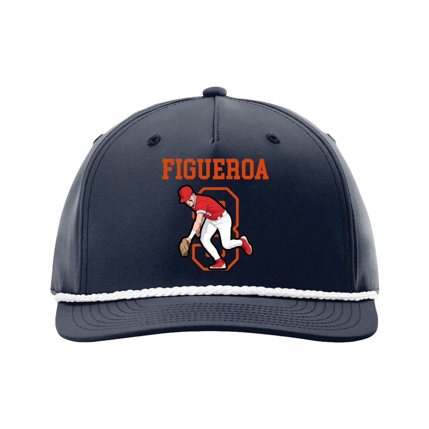 Five-Panel Classic Rope Cap — Shirsey in Navy